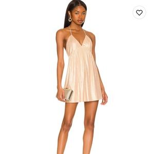 Superdown Margo halter shift dress